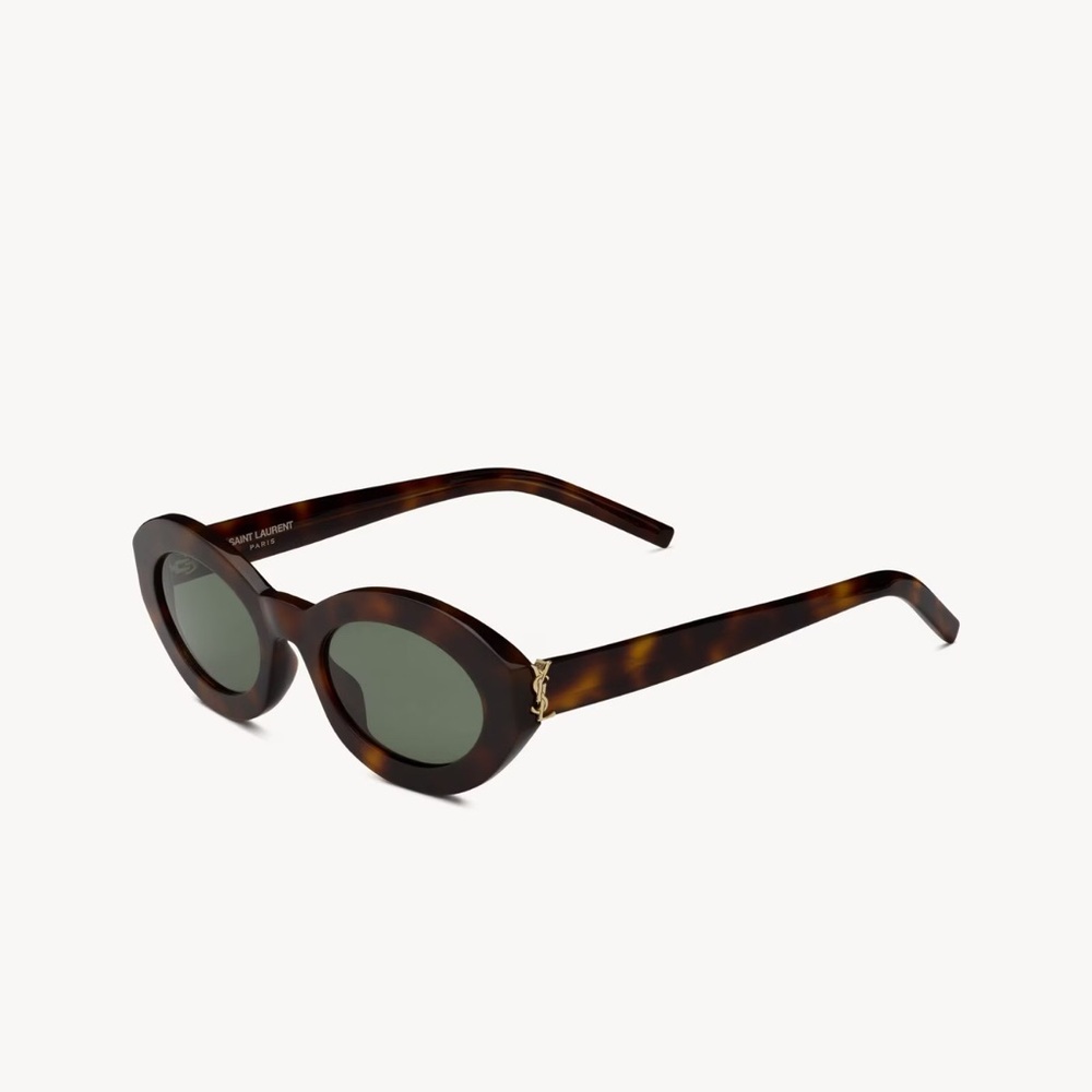 Saint Laurent SL M136 Havana/Green (002)